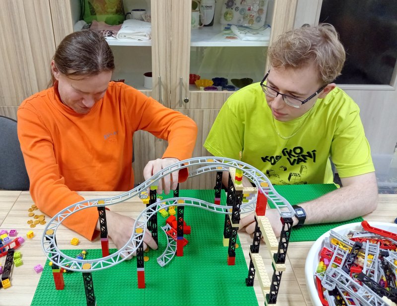 foto Kostkování v TyfloCentru MEZI NEVIDOMÝMI 10806