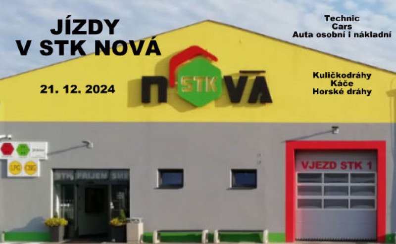 leták akce JÍZDY V STK Nová